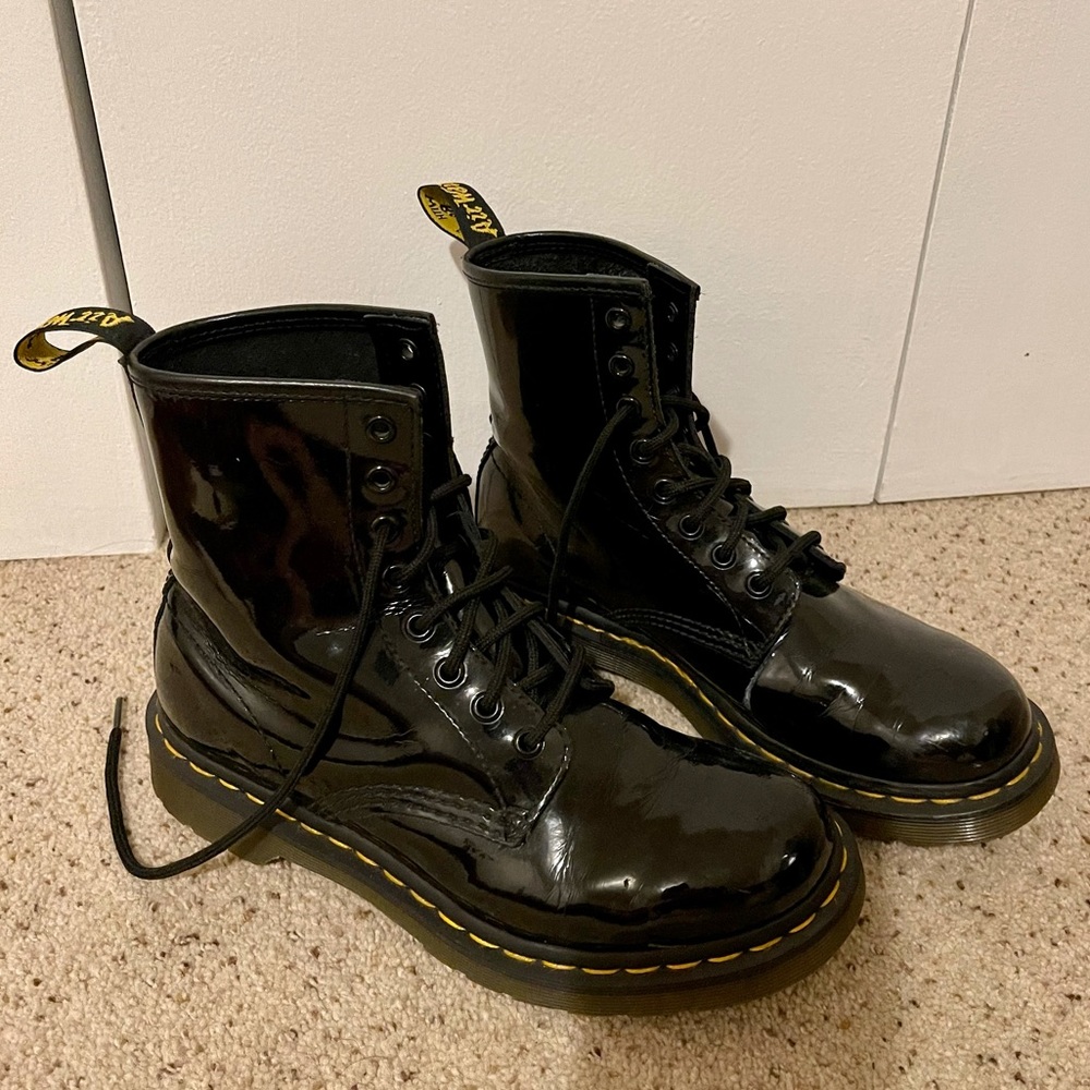 Authentic Dr Marten Black Combat Boot